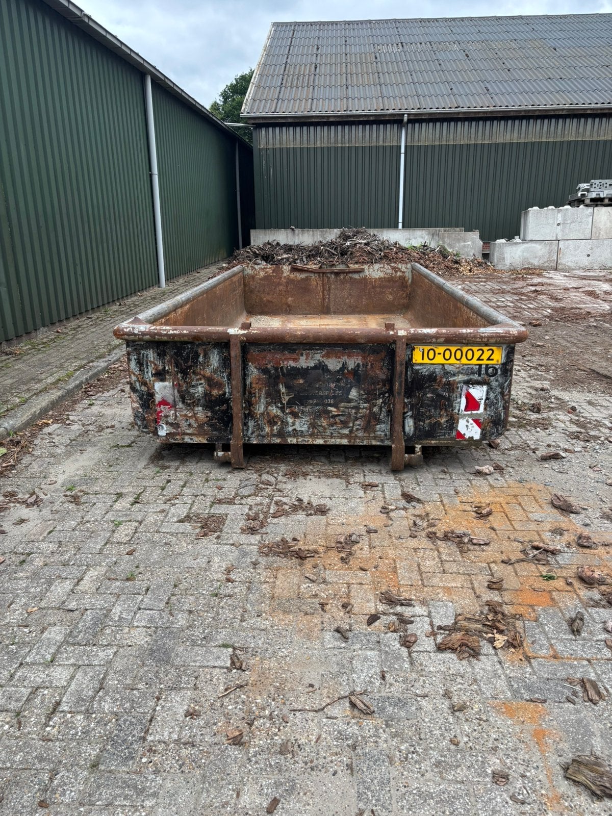Container bak kabelopname, Zakelijke goederen, Ophalen