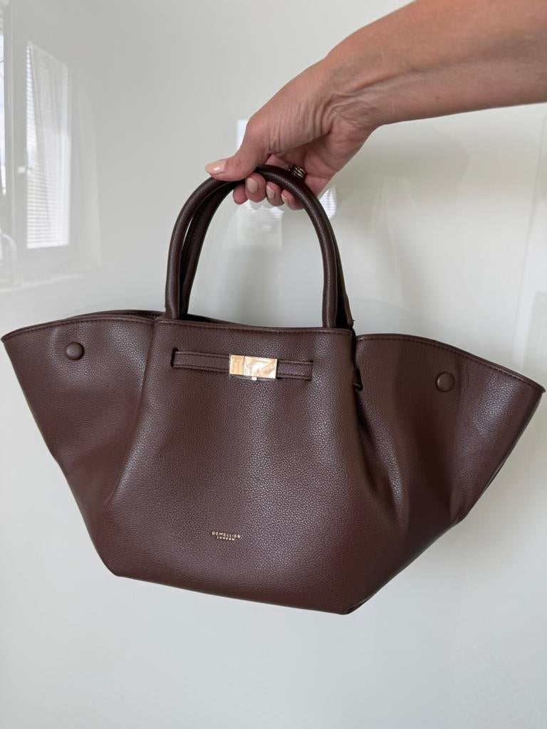 Nieuw DeMellier The New York handtas donkerbruine kleur, Sieraden, Tassen en Uiterlijk, Tassen | Damestassen, Ophalen of Verzenden
