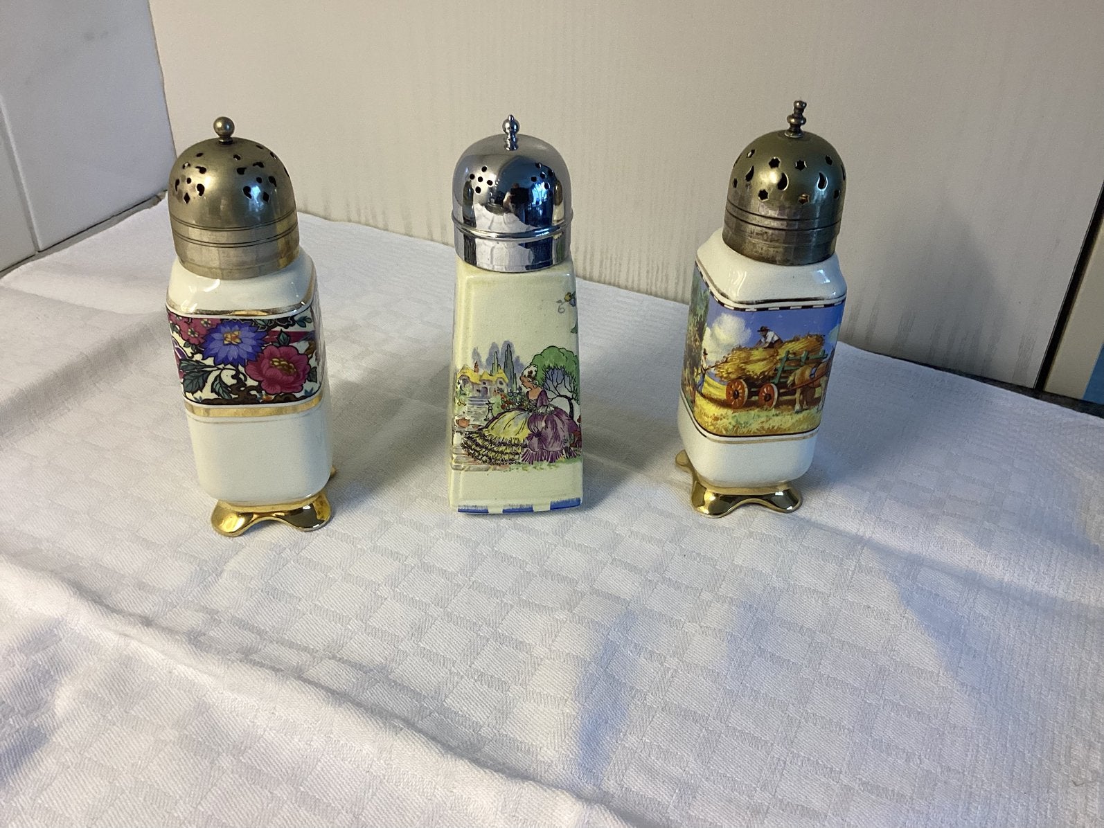 Voor verzameling 3 Antieke Engelse suikerstrooiers., Ophalen of Verzenden