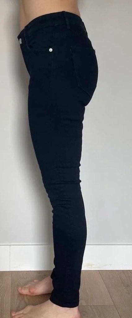 Skinny zwarte jeans van Zara, Ophalen of Verzenden, Zo goed als nieuw, W28 - W29 (confectie 36), Zara