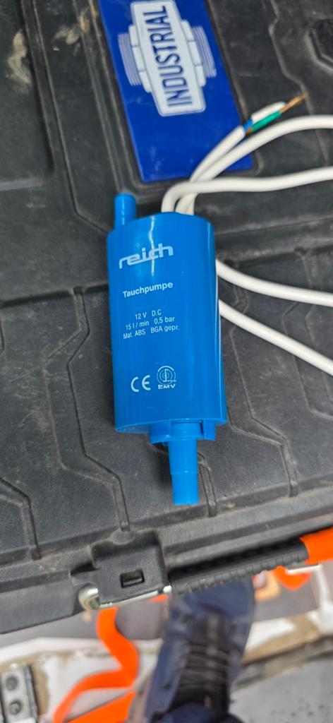 Reich Dompelpompje 12V DC - 15 liter/min, Ophalen, Nieuw