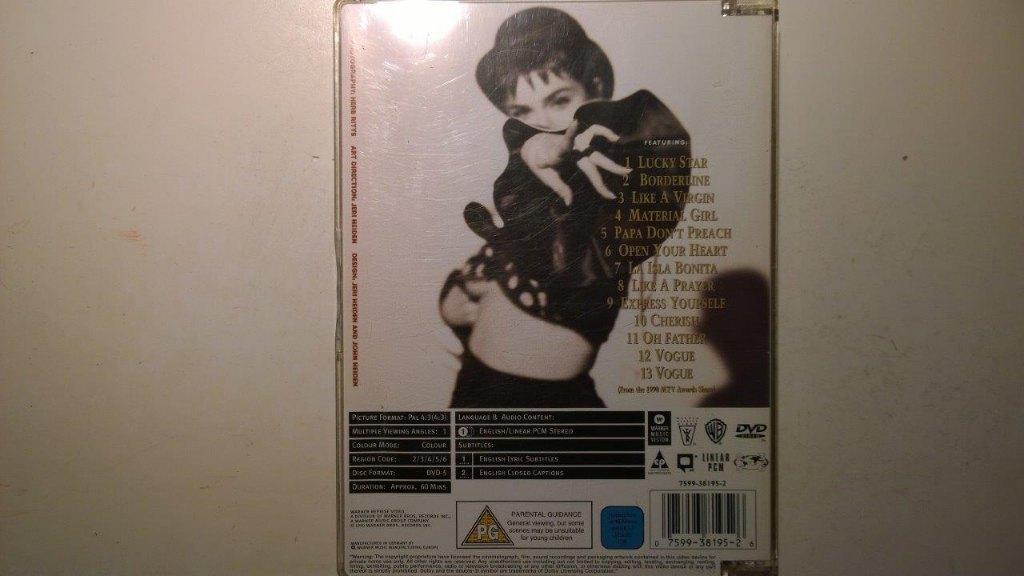 Madonna - The Immaculate Collection (DVD), Alle leeftijden, Ophalen of Verzenden, Zo goed als nieuw, Muziek en Concerten