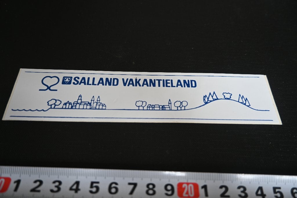 sticker VVV  Salland wakantieland, Ophalen of Verzenden, Zo goed als nieuw