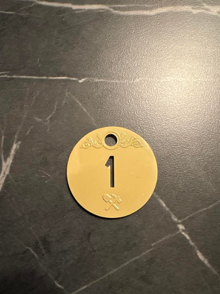 De Baron 1898 munt (penning), Ophalen, Nieuw, Button of Speldje