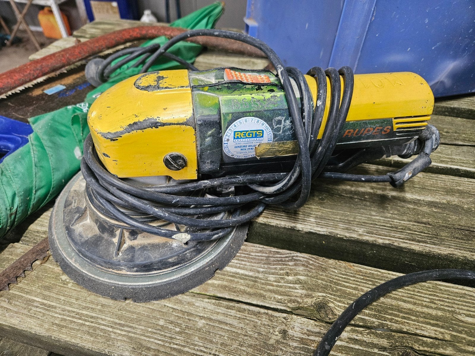 Rupes Schuurmachine - Krachtig en Betrouwbaar, Ophalen of Verzenden, Gebruikt, Minder dan 600 watt, Excentrische schuurmachine