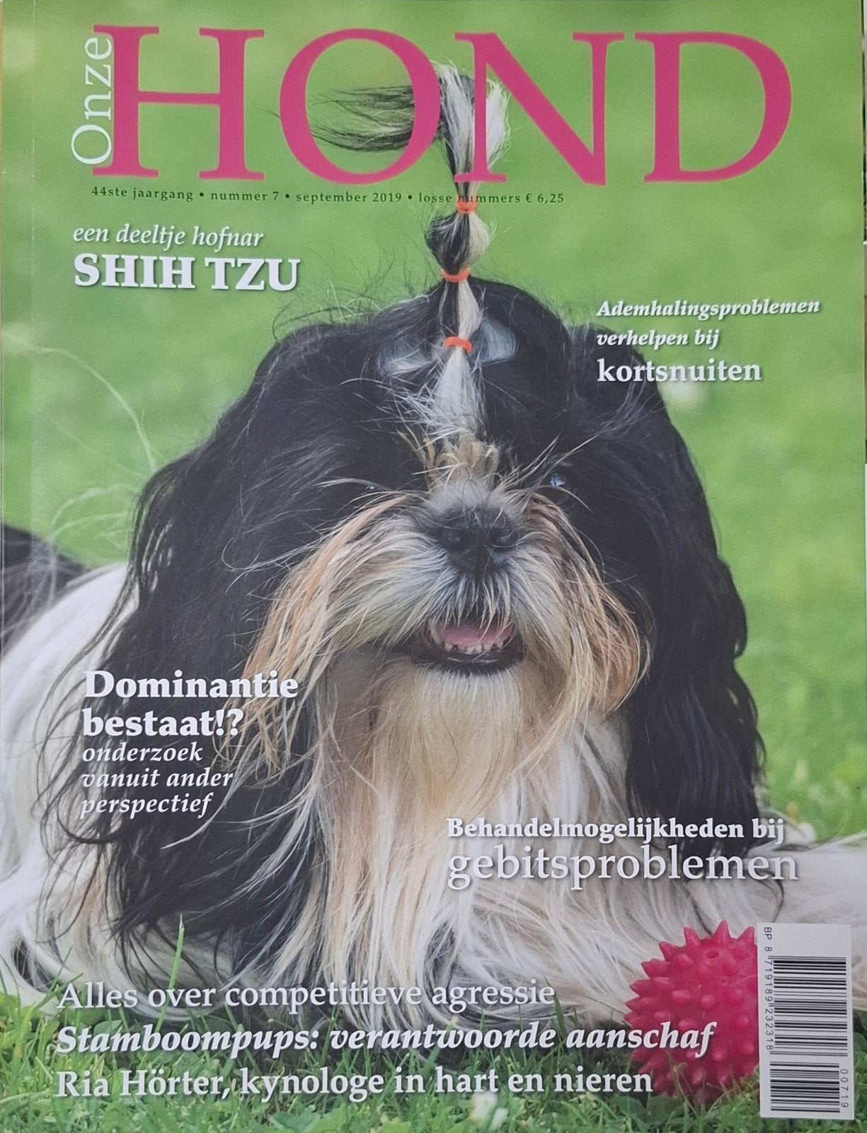 Onze Hond 2019 nr 7 - Nieuw - Shih Tzu, Ophalen of Verzenden, Nieuw, Honden