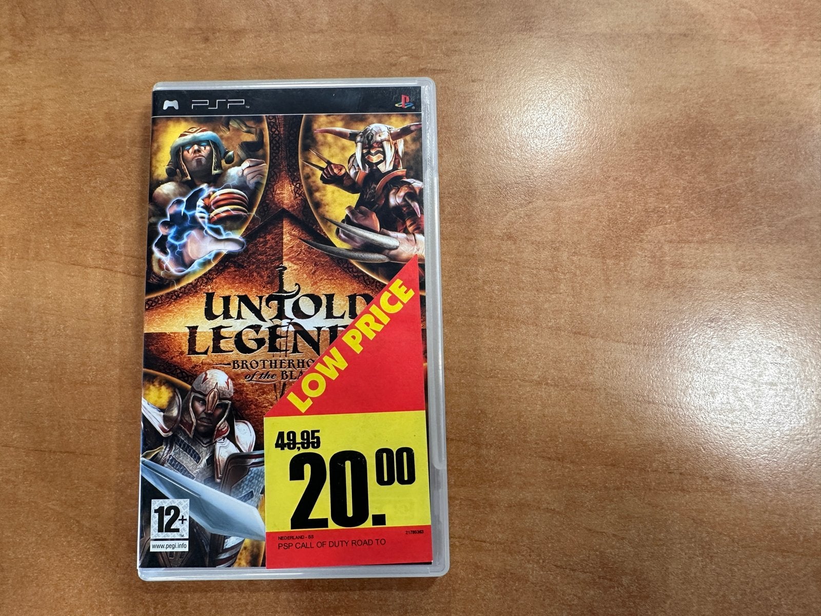 Untold Legends: Brotherhood of the Blade - PSP Game, 1 speler, Ophalen of Verzenden, Zo goed als nieuw, Role Playing Game (Rpg)