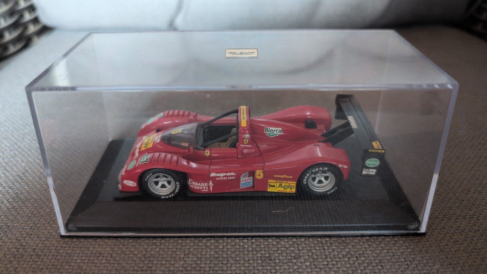 Ferrari 333 SP modelauto - Minichamps, Ophalen of Verzenden, Zo goed als nieuw, Auto, MiniChamps