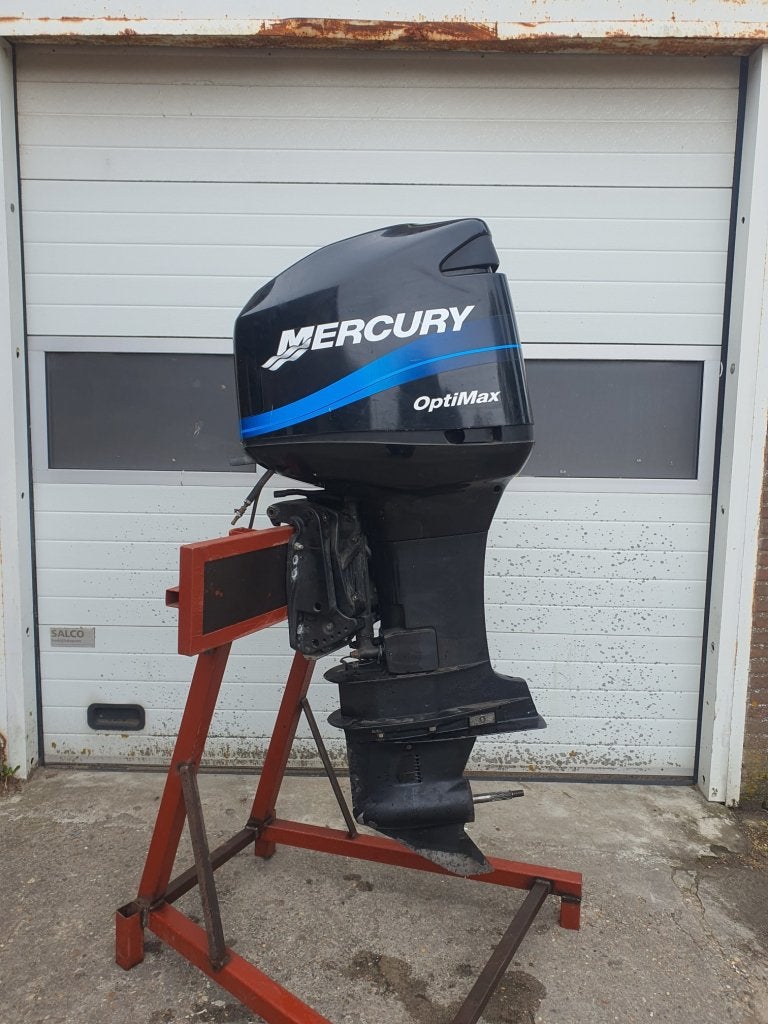 Mercury Optimax 225pk XL staart injectie saltwater, Watersport en Boten, Gebruikt, Elektrische start, Niet ingevuld, 30 pk of meer