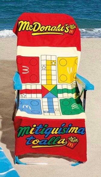 McDonald’s strandlaken handdoek rood nieuw, Ophalen, Nieuw, Rood, Handdoek