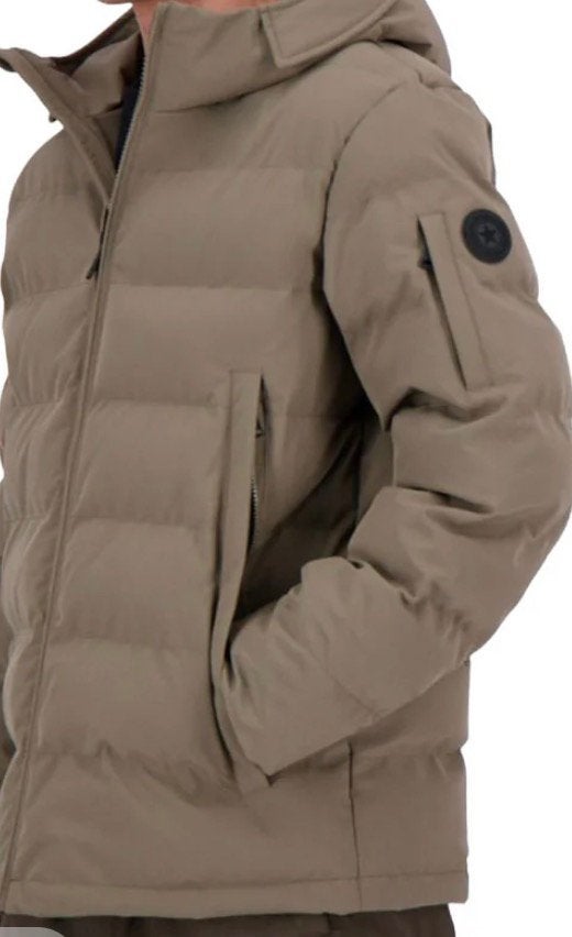 Airforce Parka gewatteerde winterjas, Kleding | Heren, Ophalen of Verzenden, Zo goed als nieuw, Maat 52/54 (L), Bruin