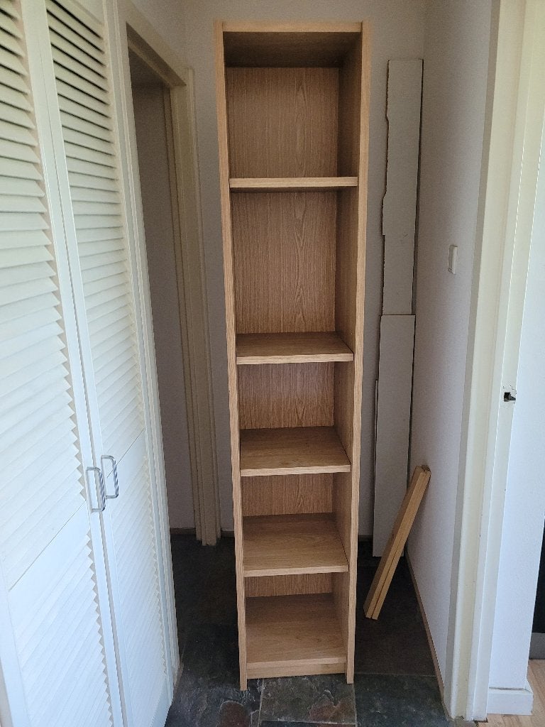 Staande kast, Huis en Inrichting, Kasten | Boekenkasten, Ophalen, Met plank(en), Gebruikt, 150 tot 200 cm