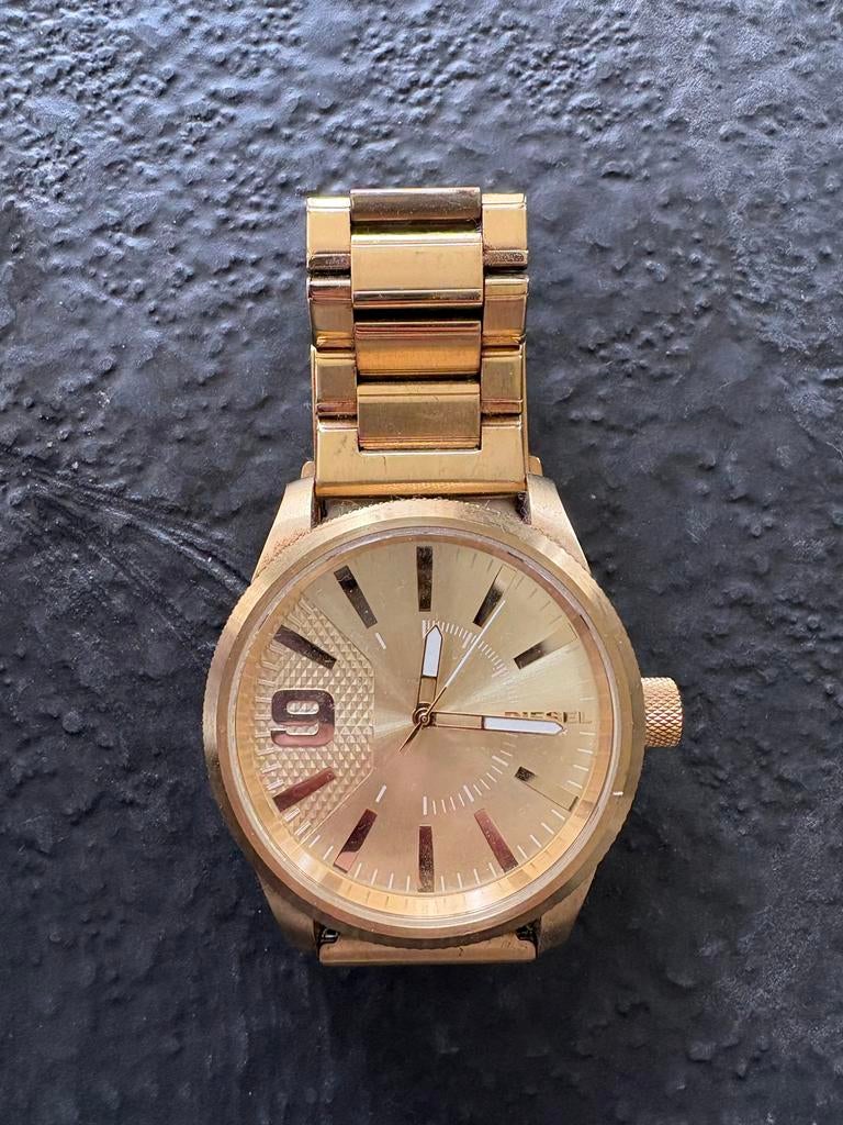 Diesel horloge, zo goed als nieuw, Overige merken, Staal, Polshorloge, Ophalen of Verzenden