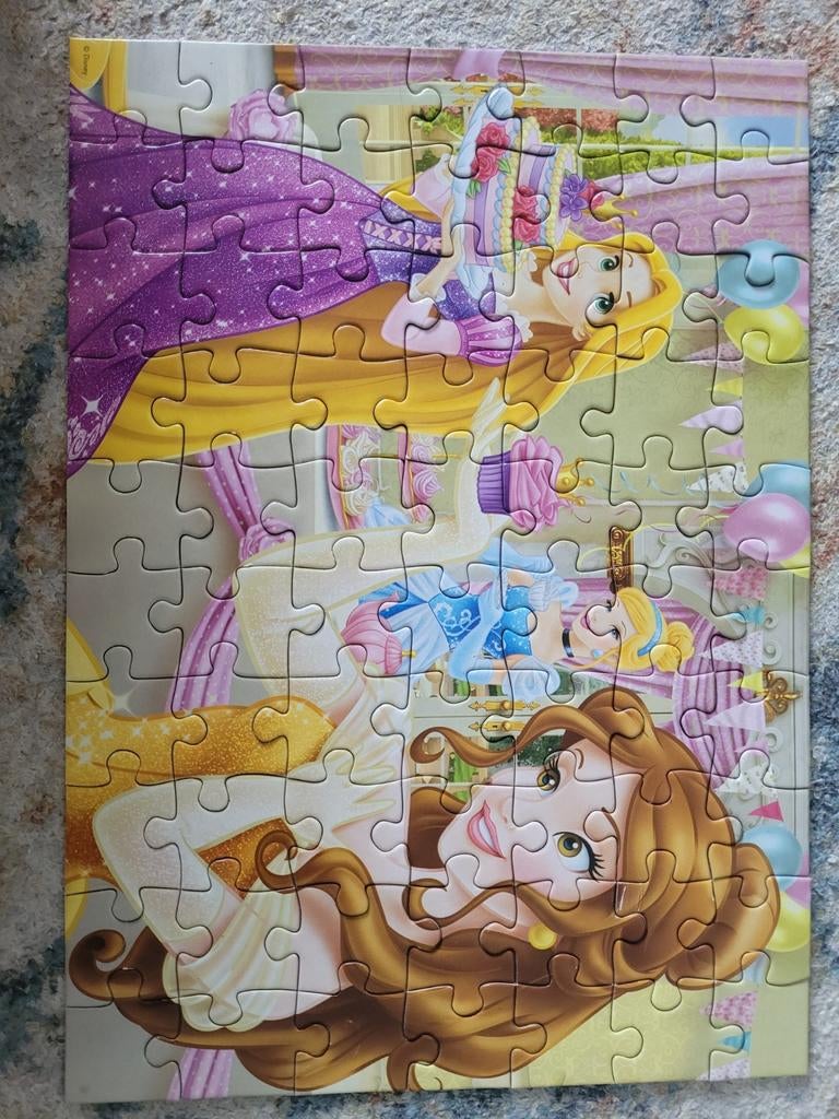 Disney Prinsessen Puzzel 70 Stukjes - Compleet!, Ophalen, Meer dan 50 stukjes, Gebruikt, 6 jaar of ouder