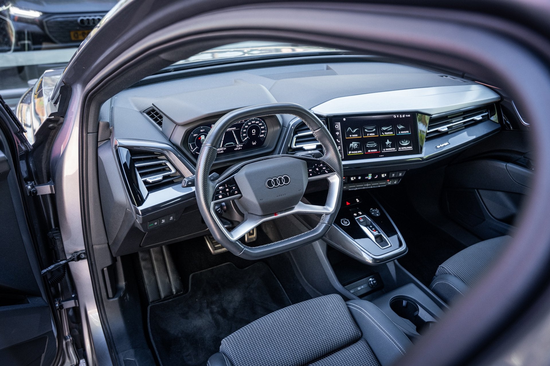 Audi Q4 Sportback e-tron 40 S-line Advanced edition 77 kWh |, Automaat, Automatische klimaatregeling, Achterwielaandrijving, Gebruikt