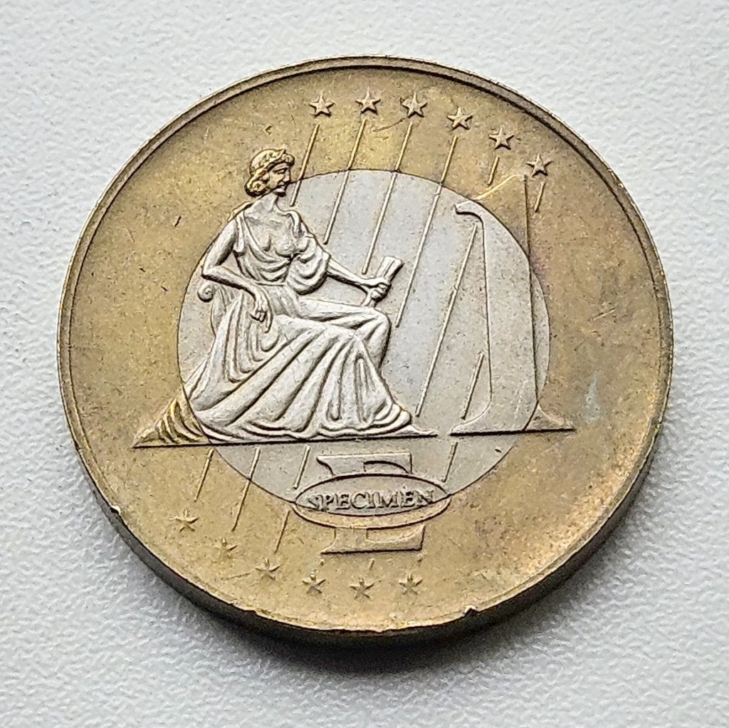 Vaticaanstad 1 Euro proefmunt (essaitrial) uit 2006, Postzegels en Munten, Munten | Europa | Euromunten, Ophalen of Verzenden