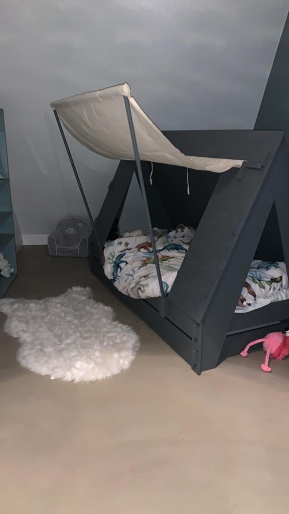 Tipi tent bed Mathy by Bols 90x200 (handmade), Ophalen, Zo goed als nieuw, 180 cm of meer, 100 cm of meer