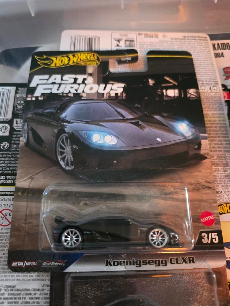 Hot Wheels Fast & Furious Koenigsegg CCXR, Mattel Inc., 636 Girard Avenue, East Aurora, NY 14052, USA, Service.mattel.com, Nieuw