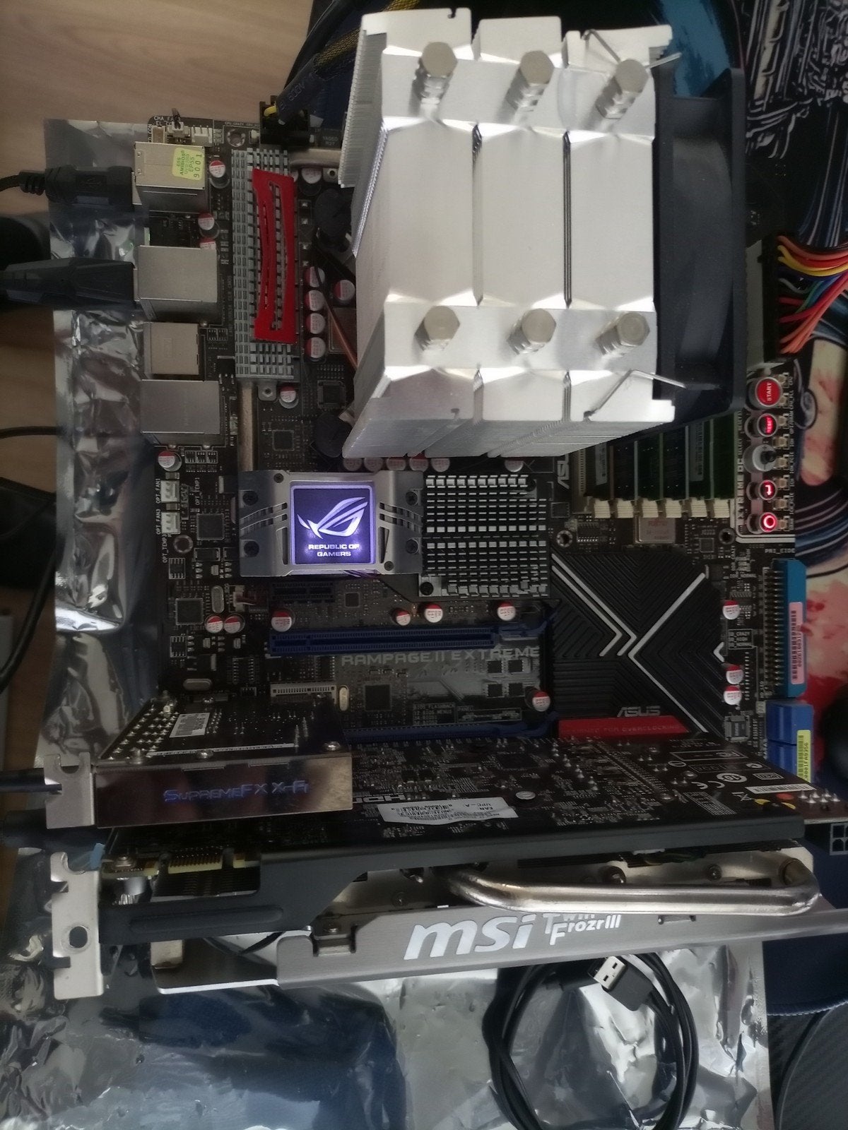 ASUS Rampage II Extreme met Intel Core i7 930 en 24GB RAM, Gebruikt, LGA1366, DDR3, Ophalen of Verzenden