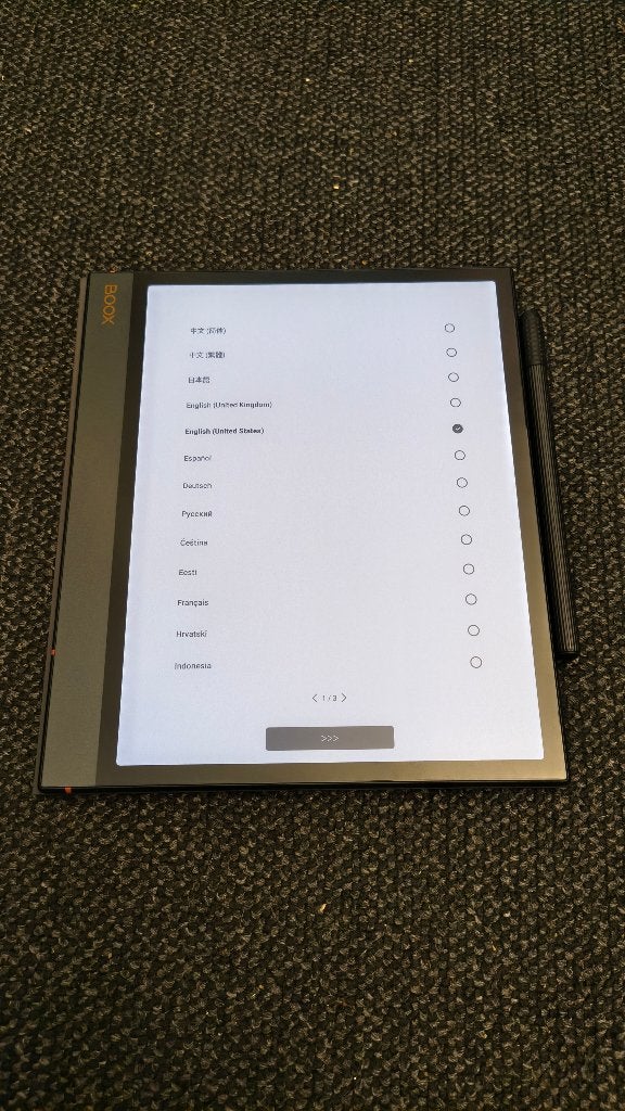BOOX e-reader/tablet met hoes en stylus (BOOX Note Air 3 C), 10 inch, Note Air 3 C, Uitbreidbaar geheugen, Ophalen of Verzenden