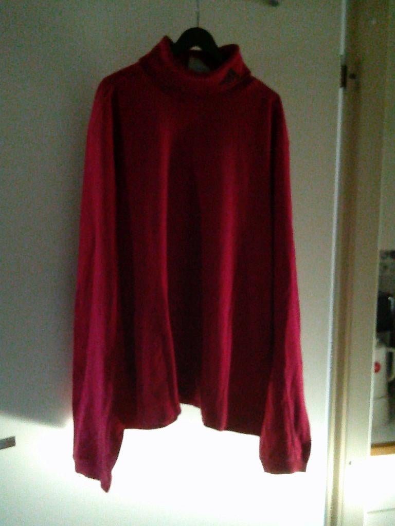 col ADIDAS trui wijnrood 44 -GRATIS zend, Verzenden, Nieuw, Maat 42/44 (L), Rood