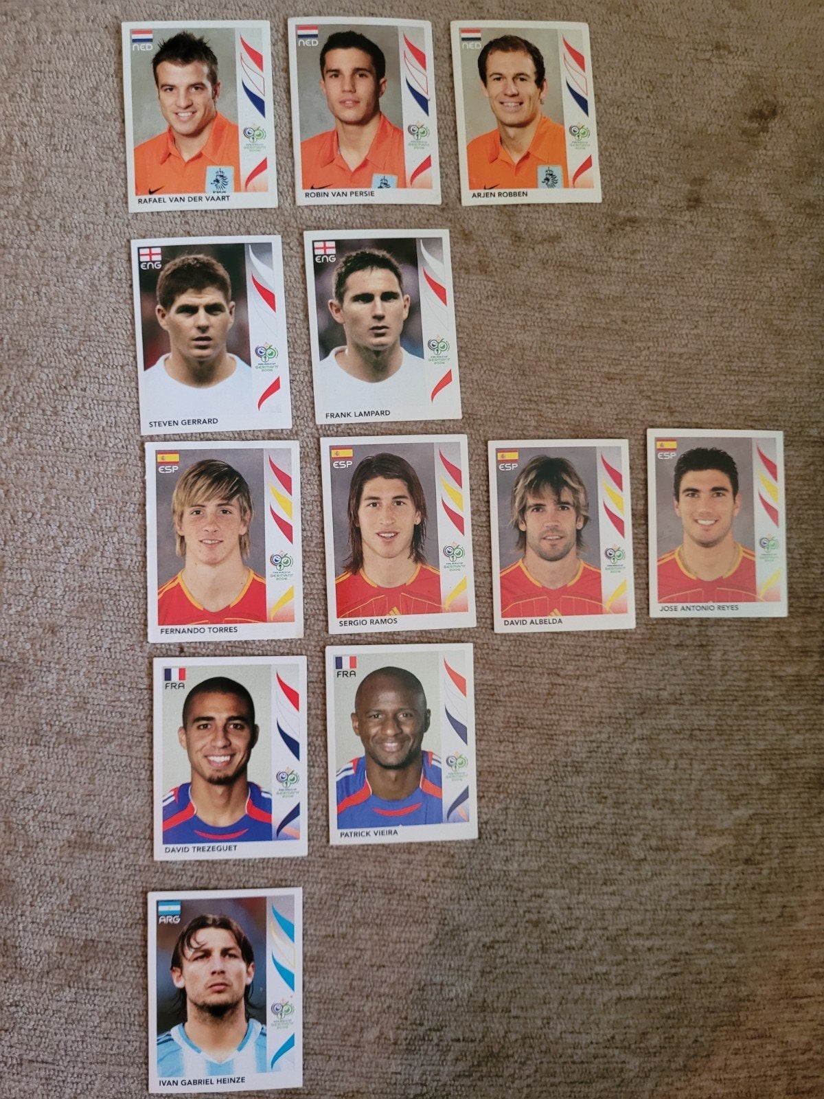 Voetbalplaatjes WK 2006 Panini - Diverse Spelers, Ophalen of Verzenden