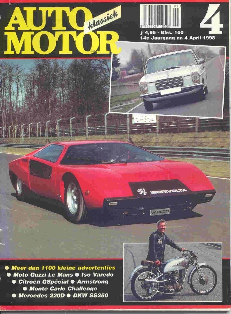 Auto Motor Klassiek 4 1998 Citroën GSpécial Break, Iso, 220D, Ophalen of Verzenden, Zo goed als nieuw, Citroën