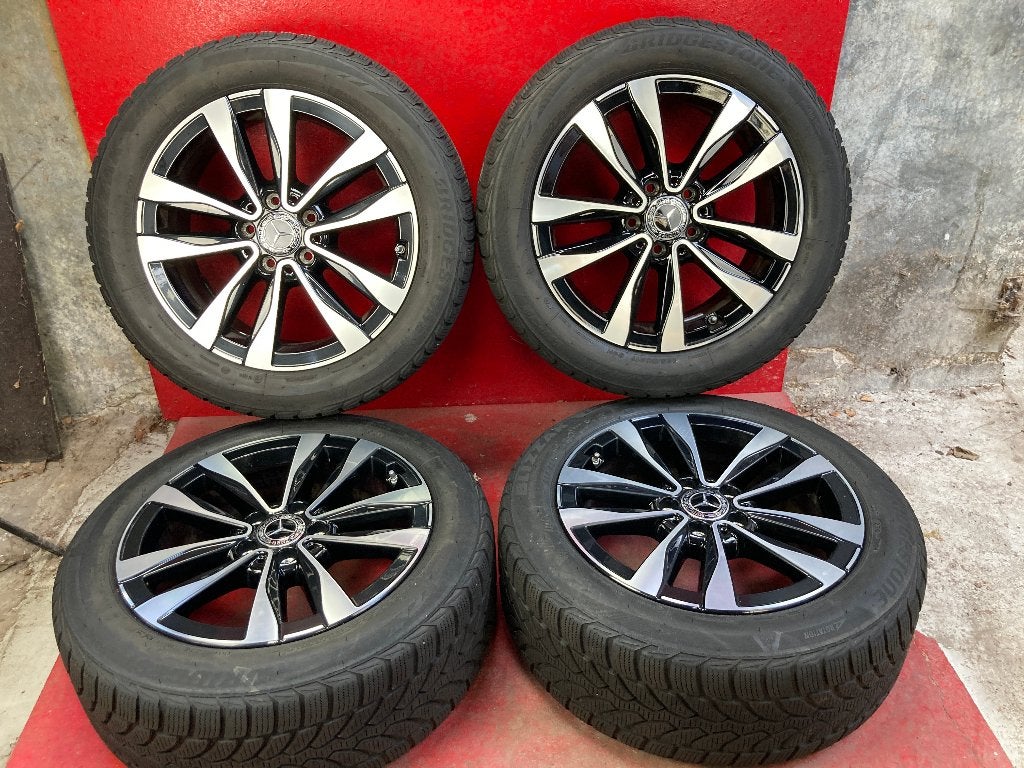 Winterbanden Mercedes C klasse bj. 2021 - 2026  225/50R17, Auto-onderdelen, Gebruikt, ., Banden en Velgen, 17 inch