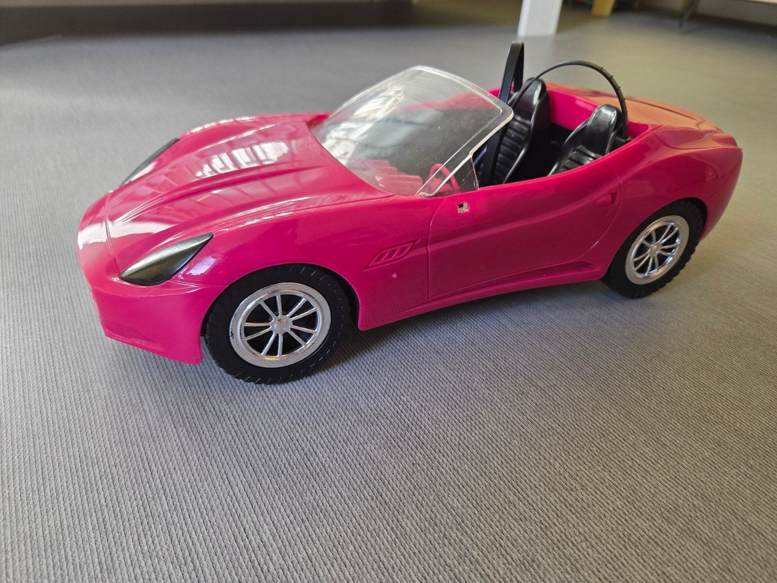 Barbie auto roze cabriolet speelgoed, Ophalen of Verzenden, Gebruikt