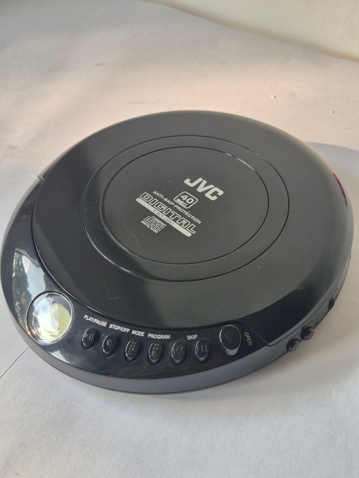 JVC Discman CD-speler XL-FP10B - Basis discman, werkt goed !, Audio, Tv en Foto, Cd-spelers, Ophalen of Verzenden, Gebruikt, JVC
