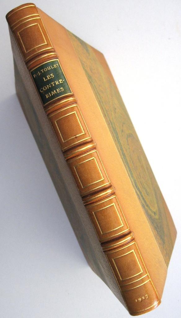 Toulet 1927 Les Contrerimes 62/472 Carlegle (ill) Binding, Ophalen of Verzenden