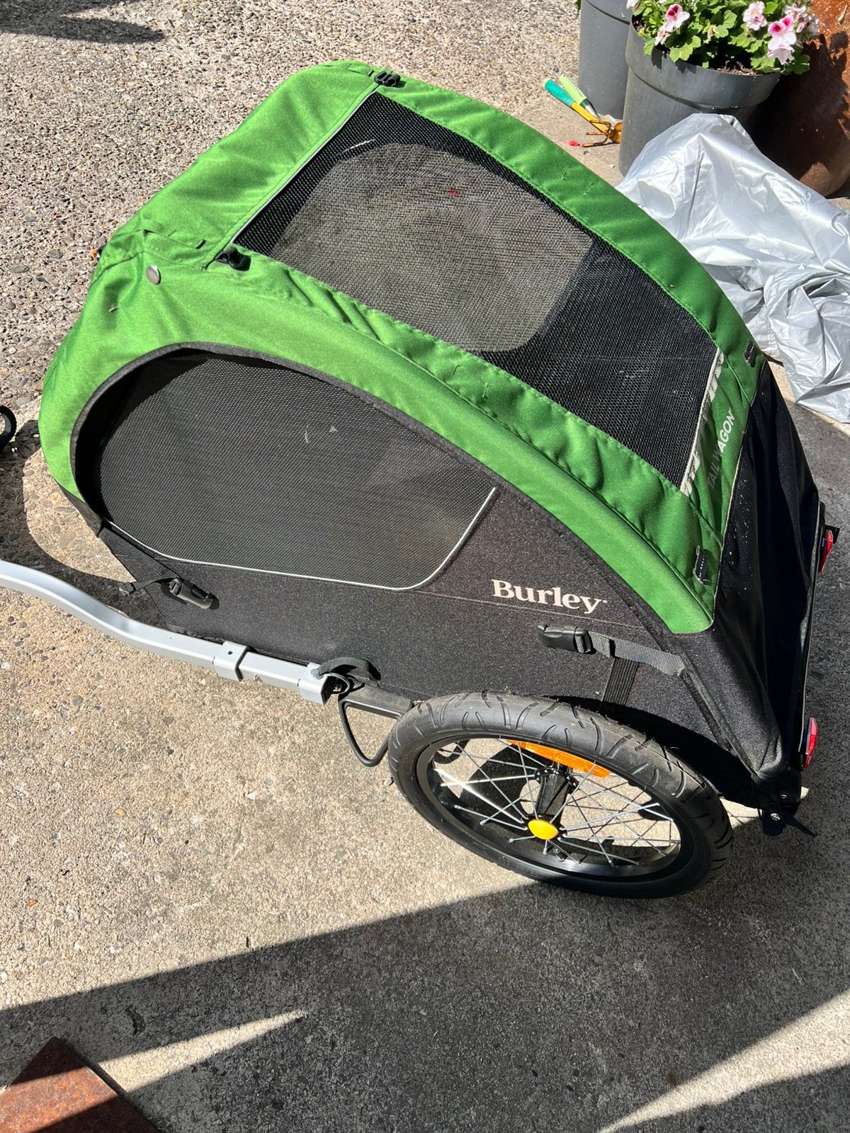 Zo goed als nieuwe de fietskar, Ophalen, Burley, 20 tot 40 kg, Zo goed als nieuw