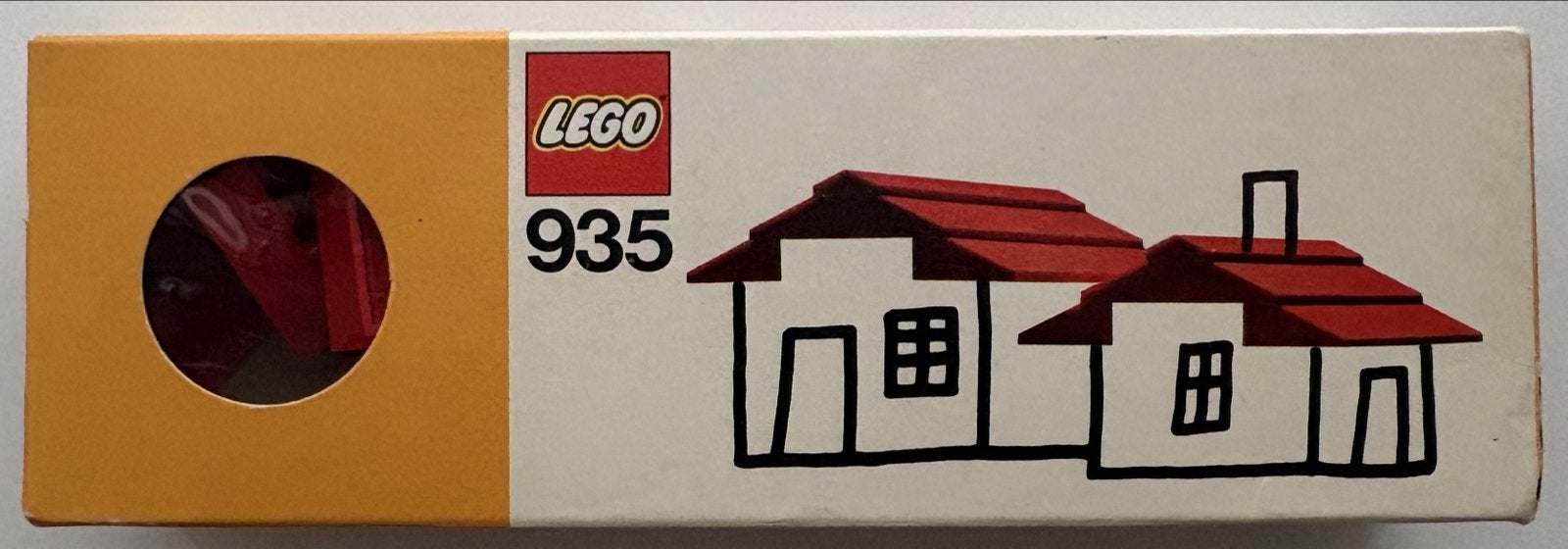 LEGO 935 Dakstenen Set - Rood - Vintage, Gebruikt, Overige thema's, Lego, Ophalen of Verzenden