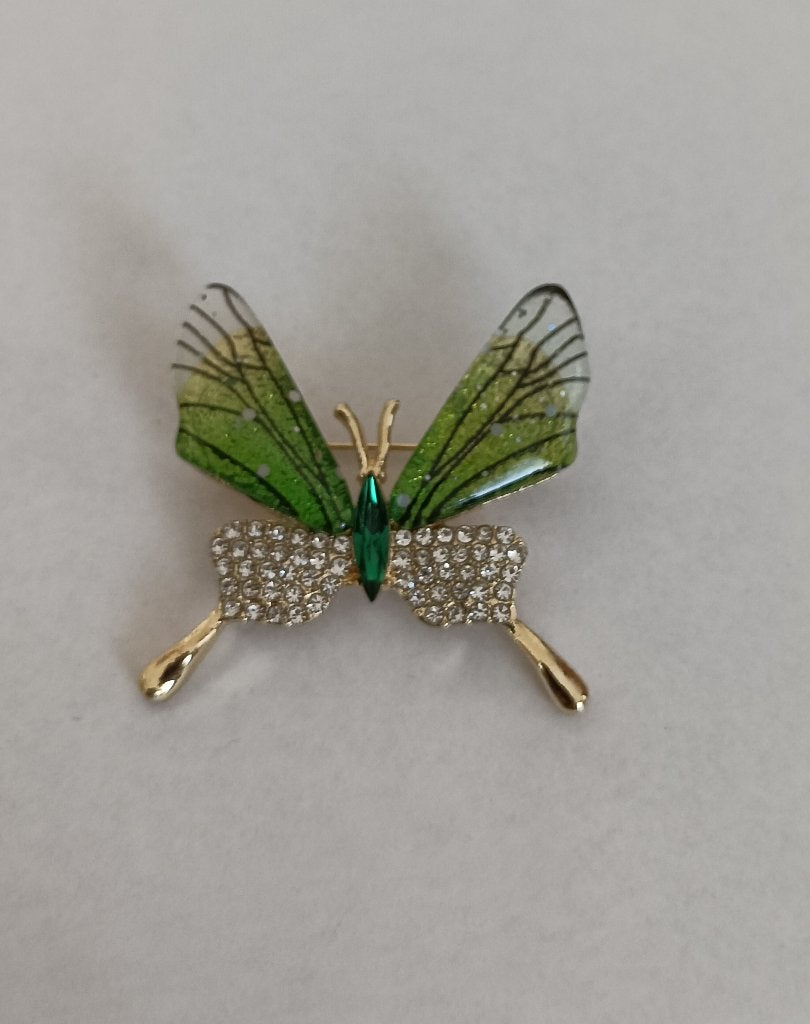 Vlinder broche, Overige materialen, Overige kleuren, Minder dan 4 cm, Nieuw