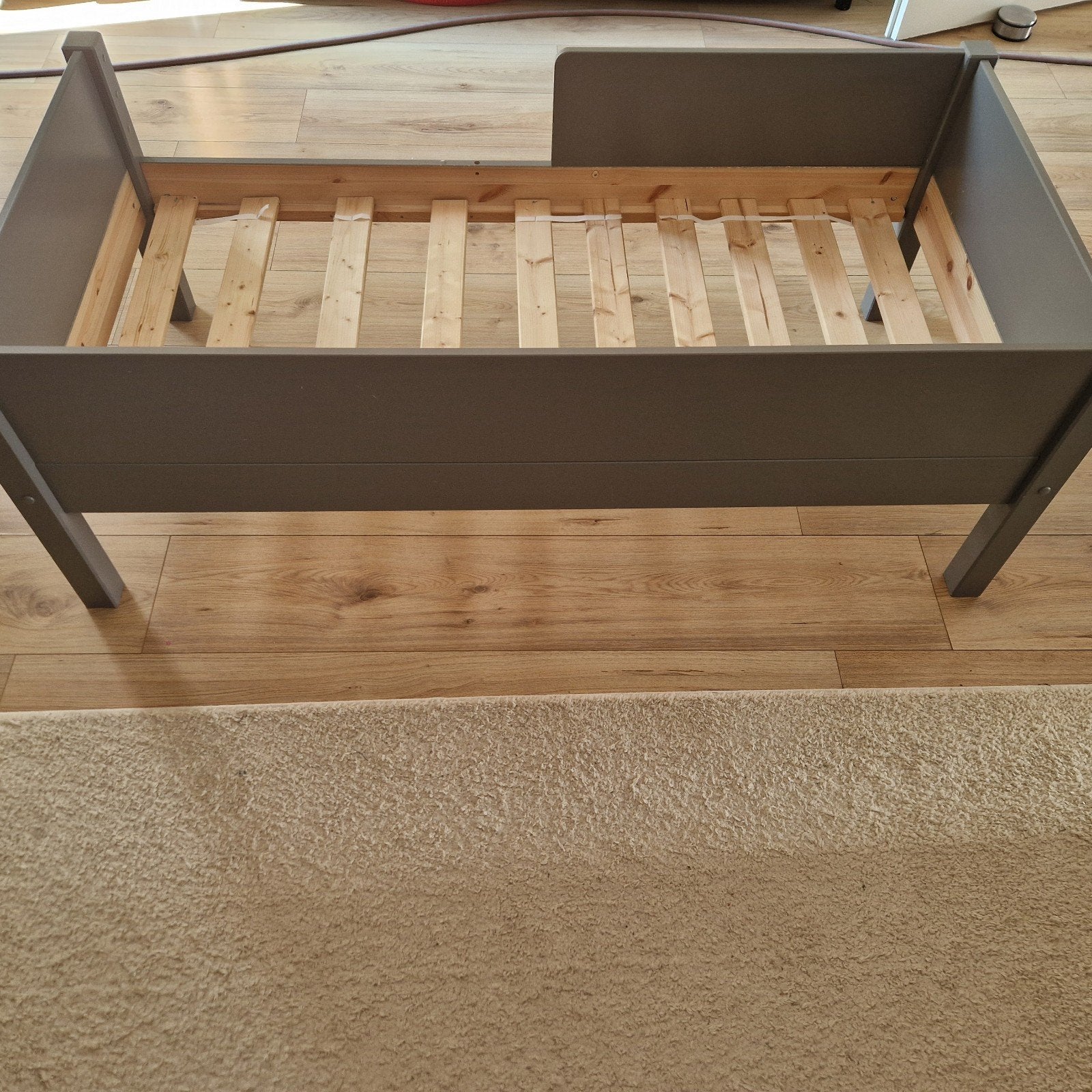 peuterbed/ juniorbed/ kinderbed, Ophalen, 140 tot 160 cm, 70 tot 85 cm, Lattenbodem
