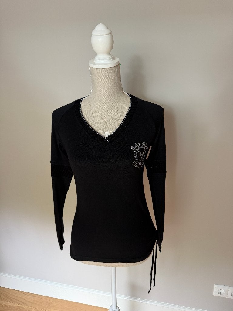 Shirt top Naf Naf zwart maat M, Kleding | Dames, Zwart, Zo goed als nieuw, Lange mouw, Naf Naf