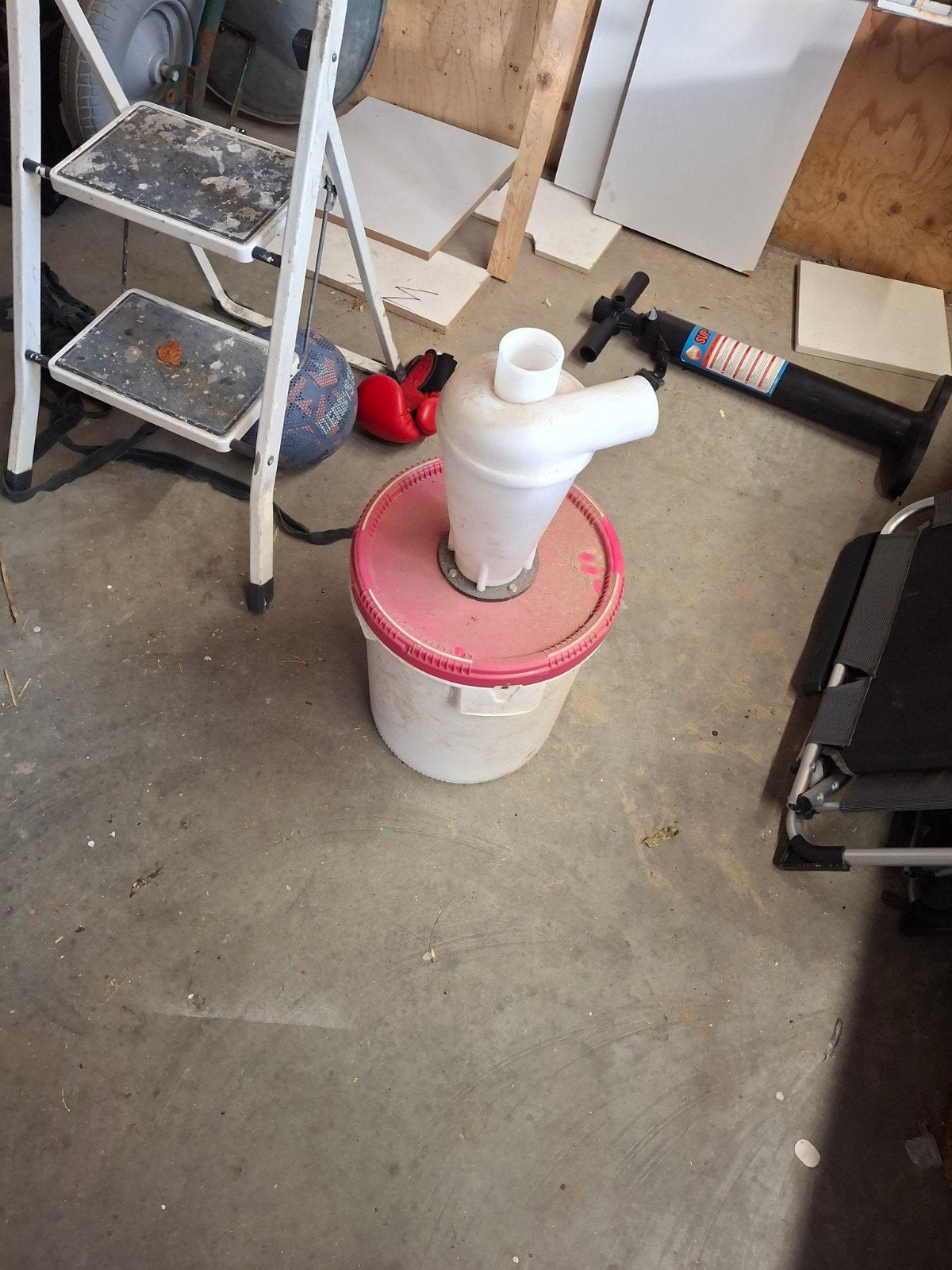 Cycloonfilter voor zaagmachine - ideaal voor verbouwing, Doe-het-zelf en Verbouw, Ophalen, Gebruikt