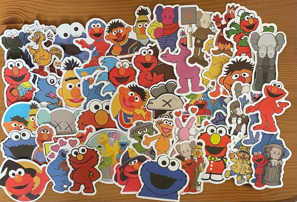 Sesamstraat stickers, Hobby en Vrije tijd, Verzenden, Nieuw, Meerdere stickers
