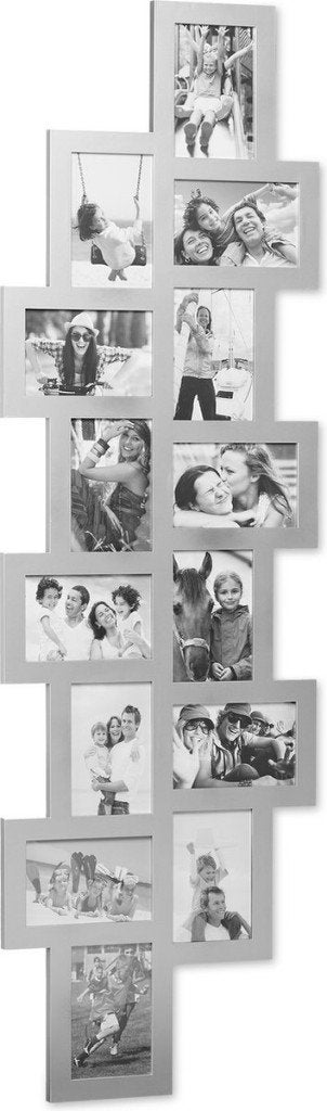 Fotolijst, Gebruikt, Zilver, Collagefotolijst, Ophalen of Verzenden