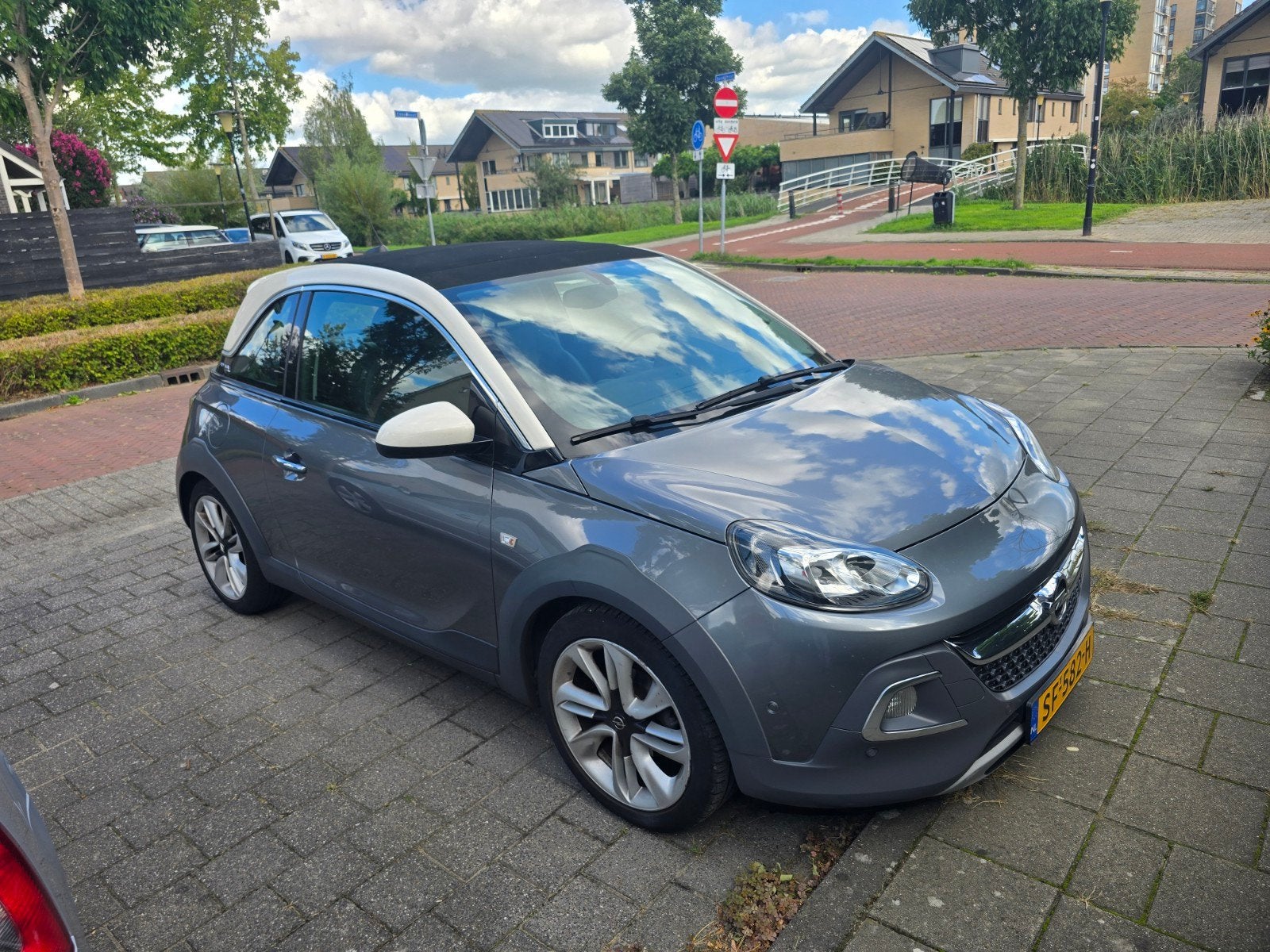 Opel ADAM 1.0 Turbo 66KW Start&stop 2018 Grijs dealer onder., Voorwielaandrijving, Dealer onderhouden, ADAM, 40 €/maand