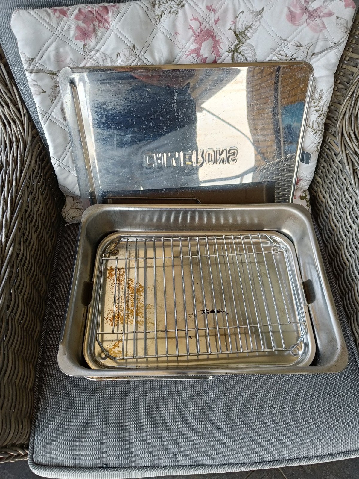Cameron's Rookoven - Draagbare RVS Smoker, Ophalen of Verzenden, Gebruikt