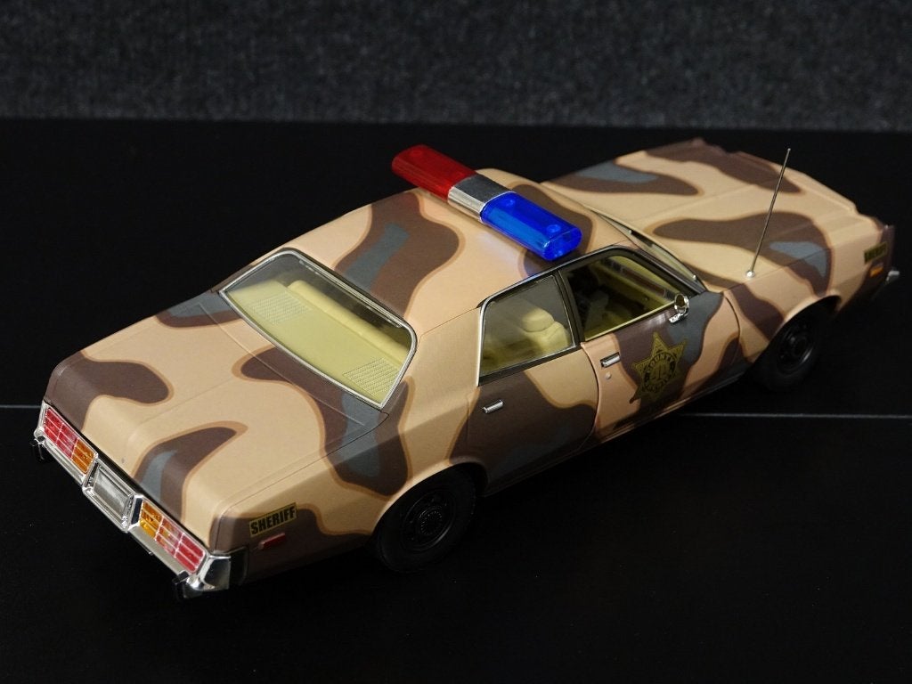 Greenlight 1:18 '78 Dodge Monaco Dukes of Hazzard camouflage, Overige merken, Auto, Onbekend, Nieuw