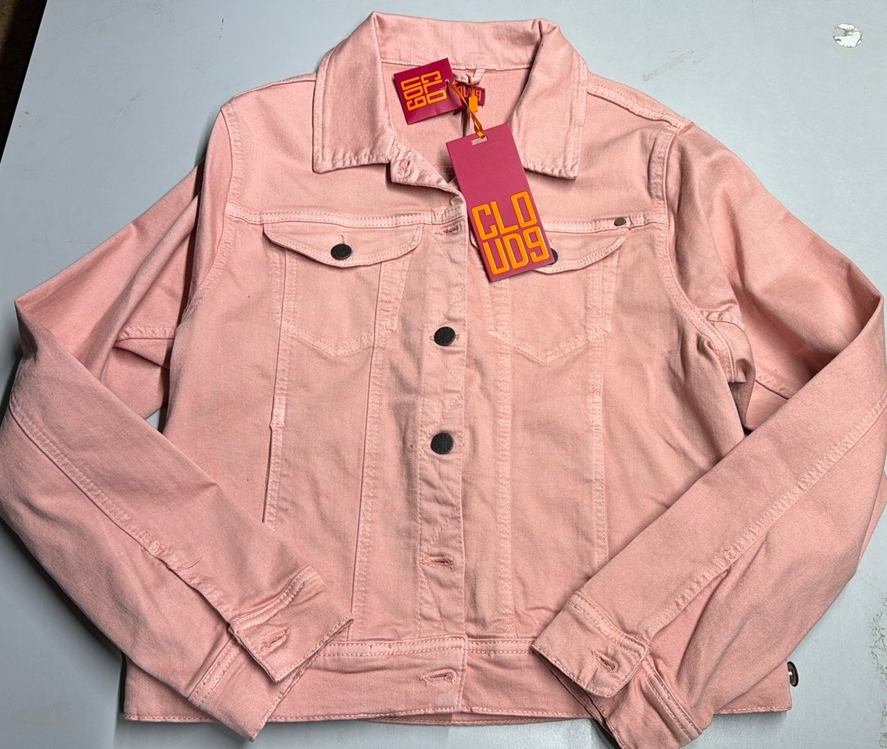 Roze spijkerjasje Cloud9 maat 42 nieuw, Kleding | Dames, Ophalen of Verzenden, Nieuw, Maat 42/44 (L), Roze