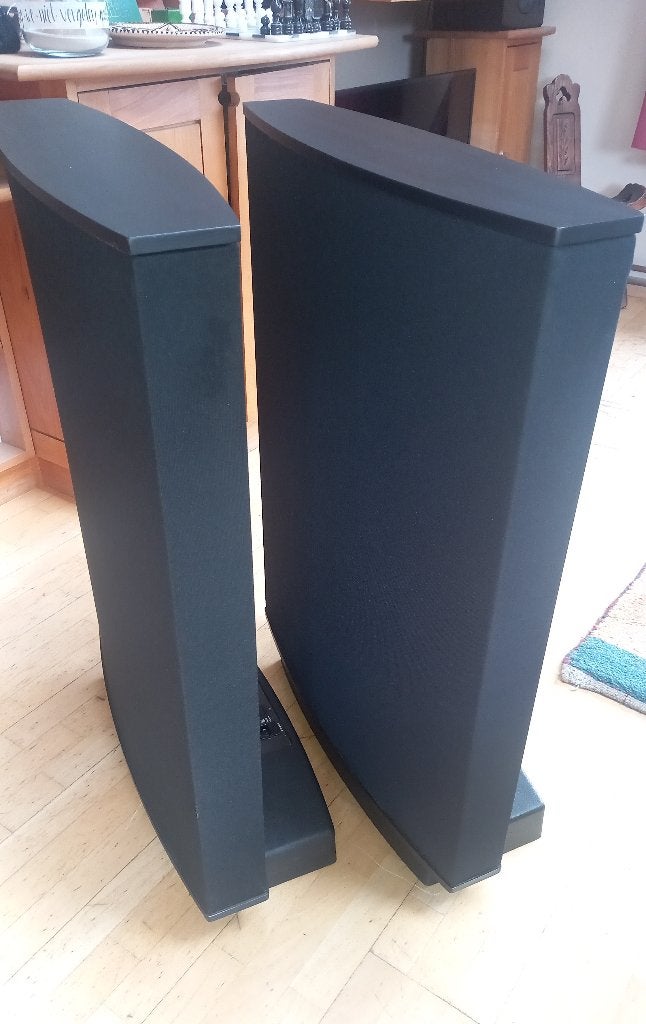 set Quad ESL63, werkt als nieuw, Vloerstaande luidspreker, Refurbished, Minder dan 60 watt, Ophalen