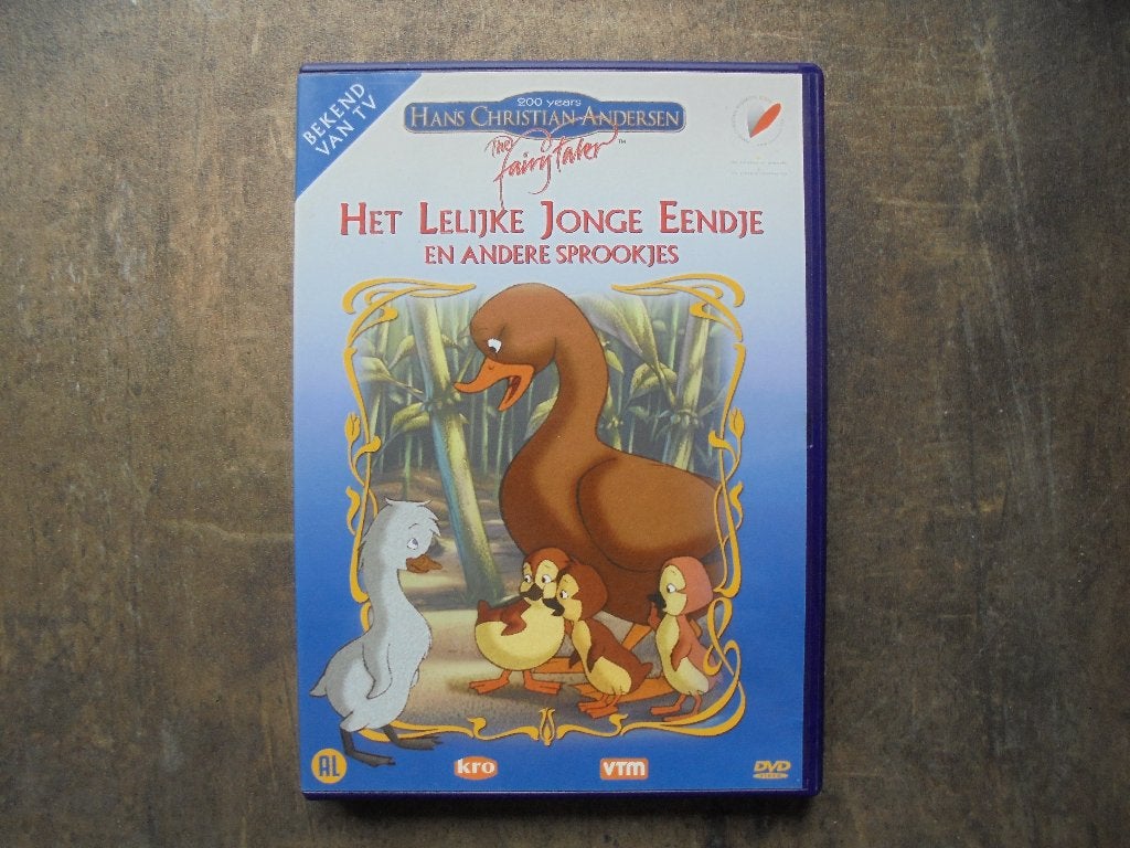 DVD Hans Christian Andersen Sprookjes (zie foto's), Gebruikt, Tekenfilm, Alle leeftijden, Overige soorten