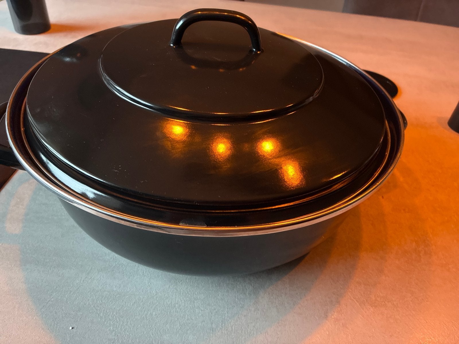BK Fortalit Braadpan 36 cm 7,5L - Zo goed als nieuw, Ophalen of Verzenden, Zo goed als nieuw, Zwart, Overige merken