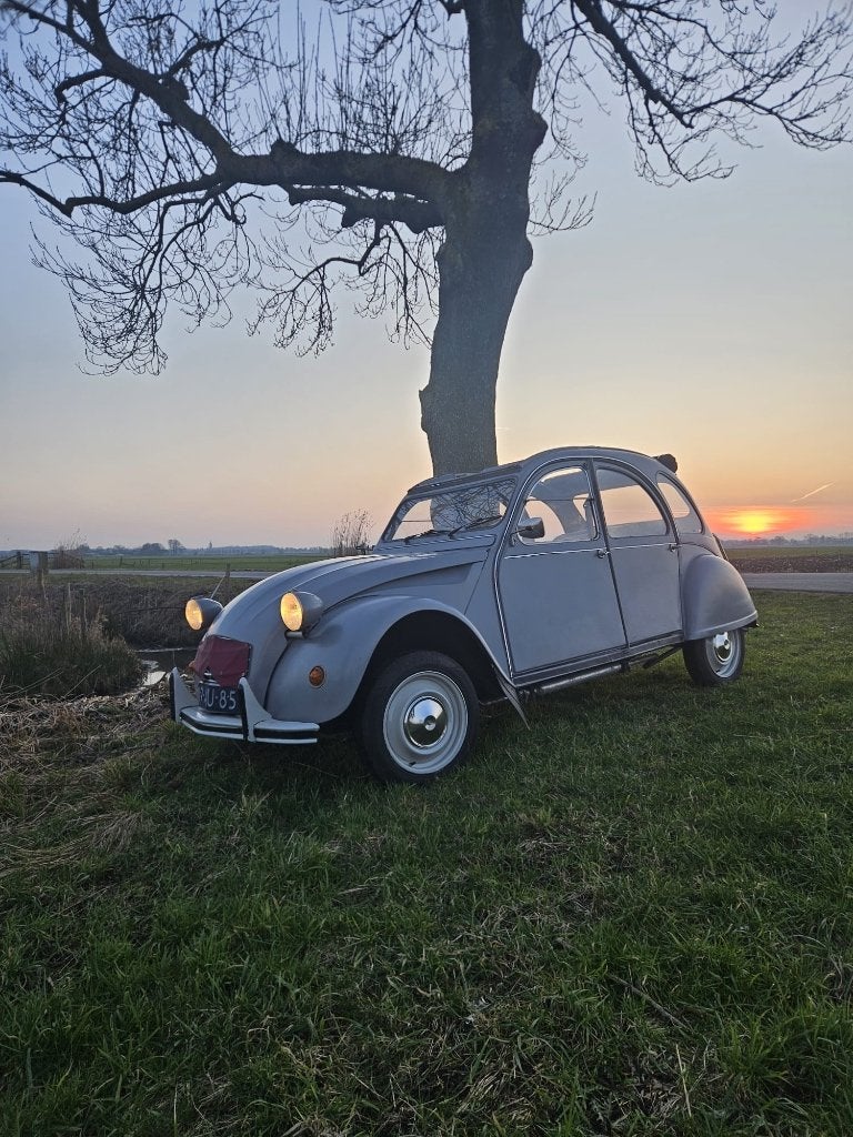 Citroën 2CV  1973 Grijs, Auto's, Voorwielaandrijving, 602 cc, 2CV, Overige kleuren