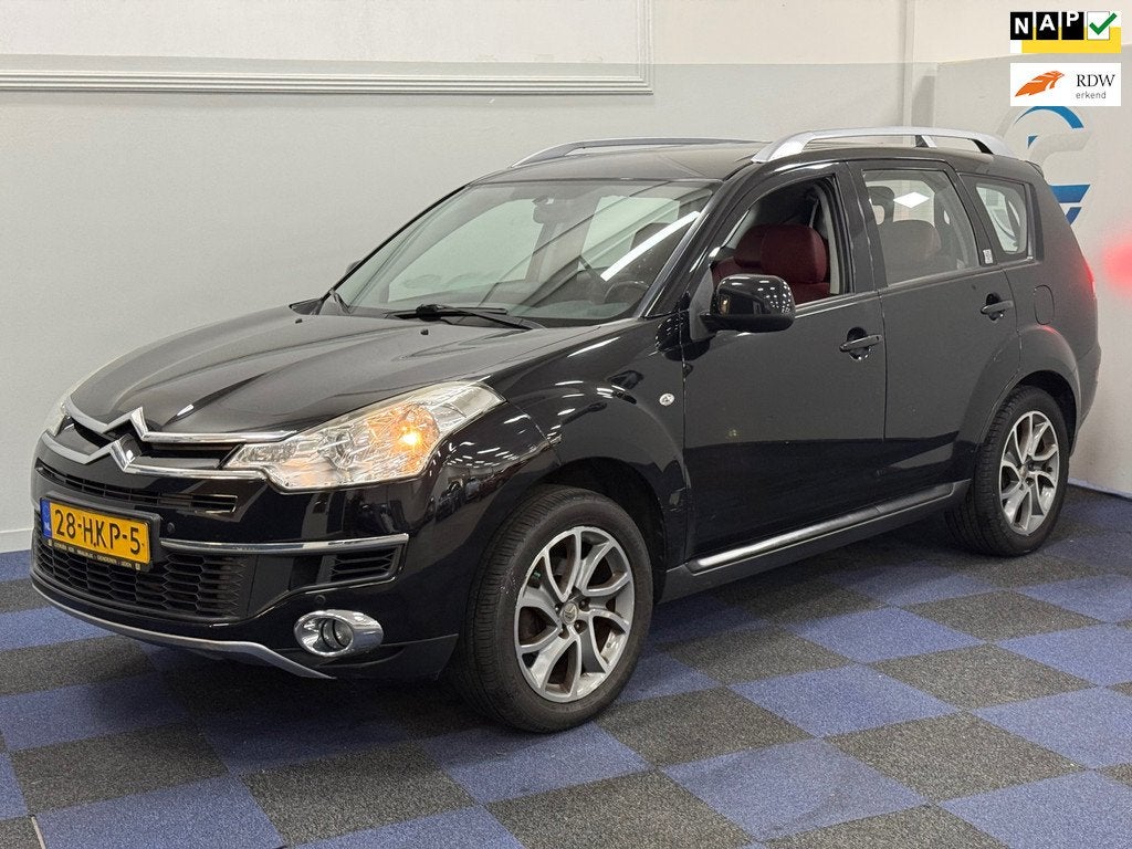 Citroen C-Crosser 2.4-16V Exclusive 7p / AUTOMAAT / DEALER O, 4 cilinders, 7 stoelen, Zwart, Vierwielaandrijving