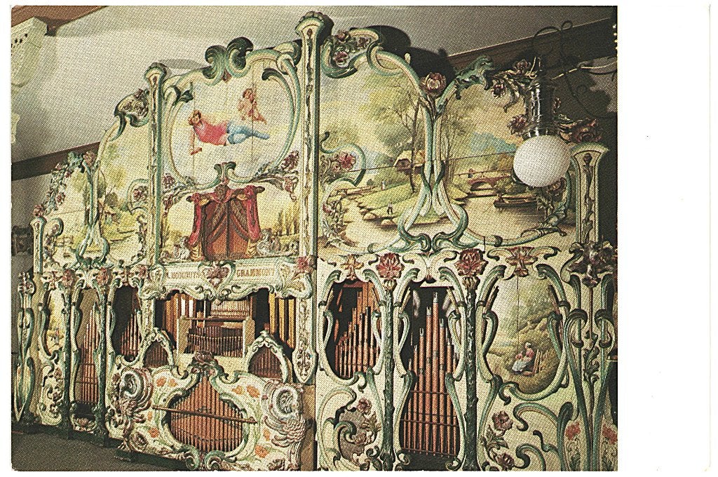 805402 Draaiorgel Belgische Dansorgel Hooghys Onbeschreven, Ophalen of Verzenden, 1960 tot 1980, Ongelopen, Utrecht