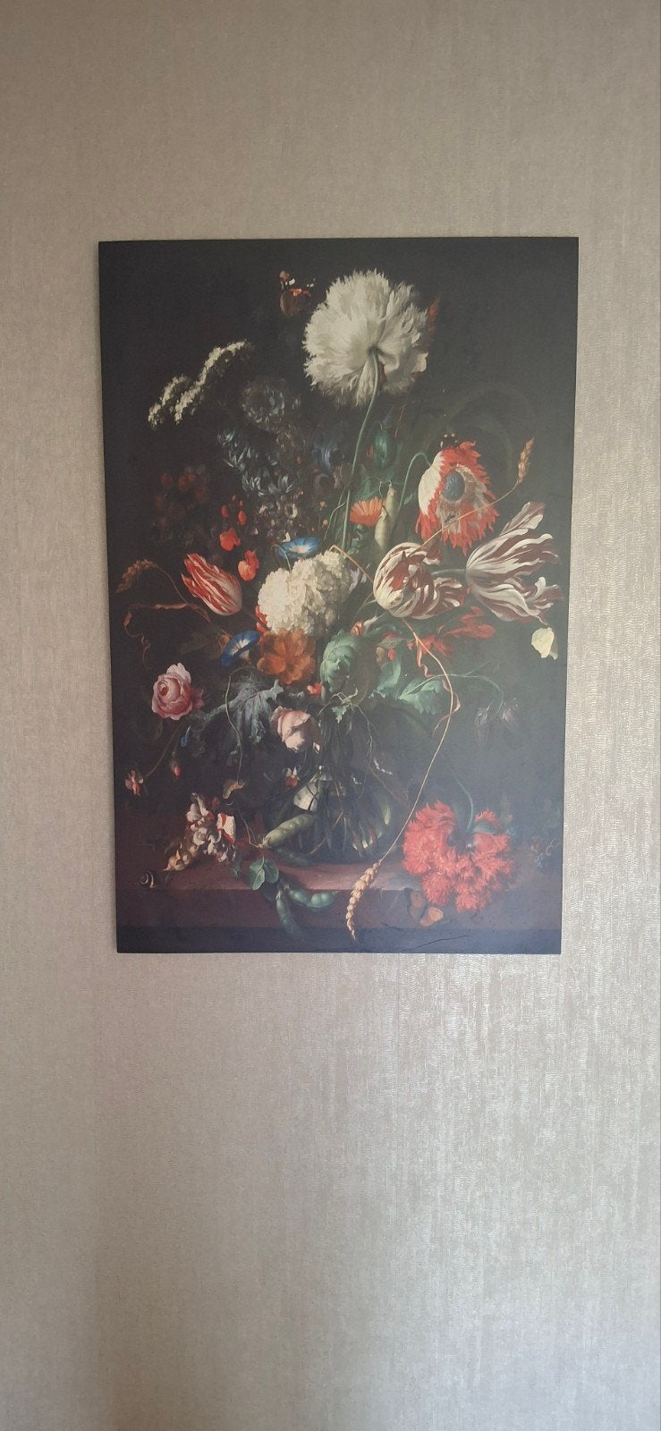 mooi groot schilderij, Ophalen